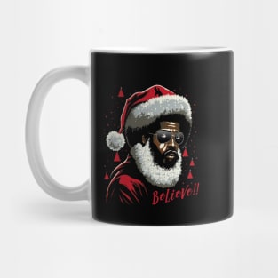 Black Santa, Believe! Mug